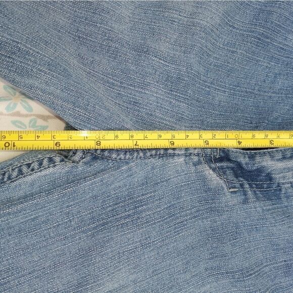 Zena/Women's/Jeans/Button/Fly/Blue/ Denim/100% Cotton/Mid Rise/Size 10/Made USA. - Picture 5 of 6